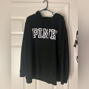 BLACK & WHITE VS PINK HOODIE